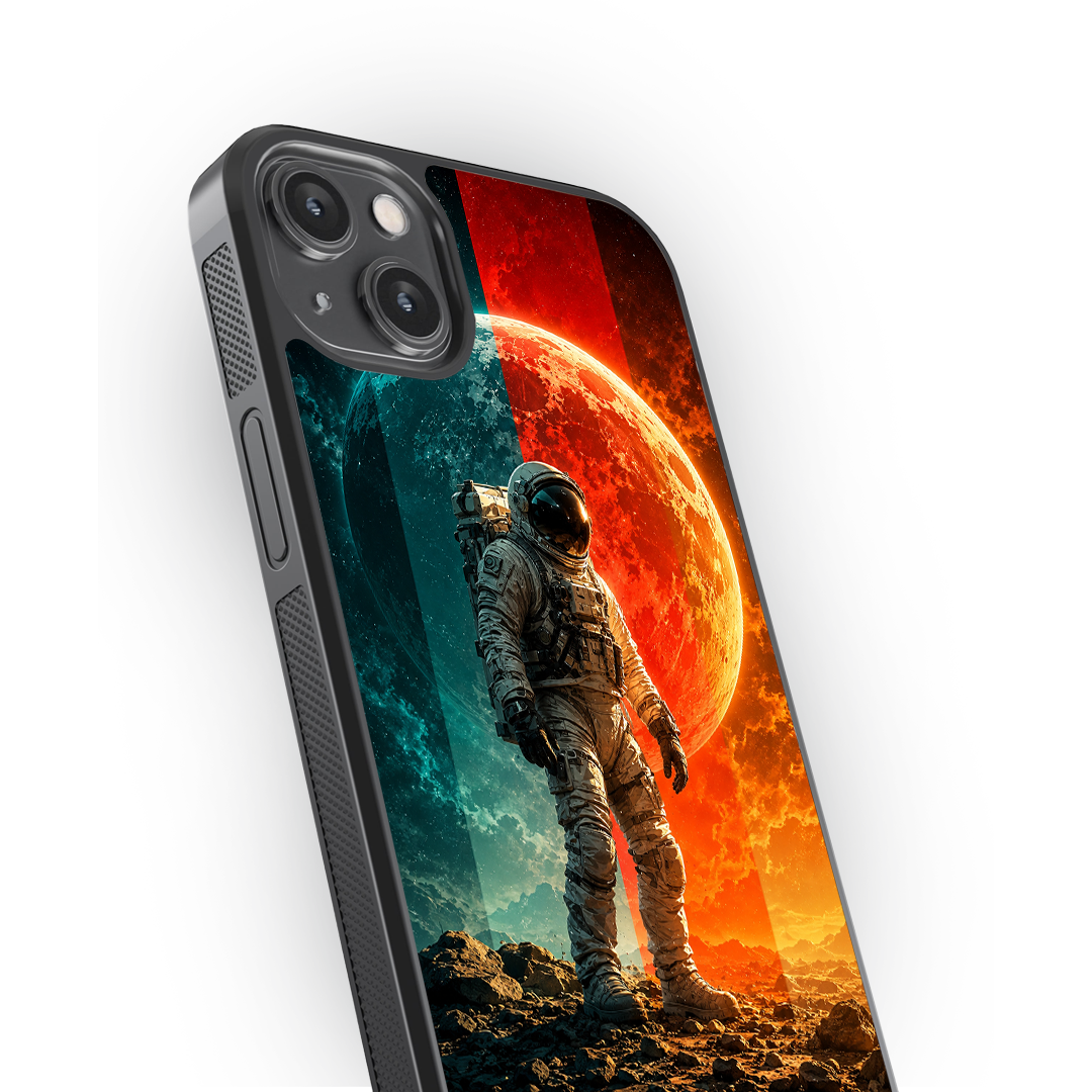Cosmic Astronaut Premium Glass Phone Case