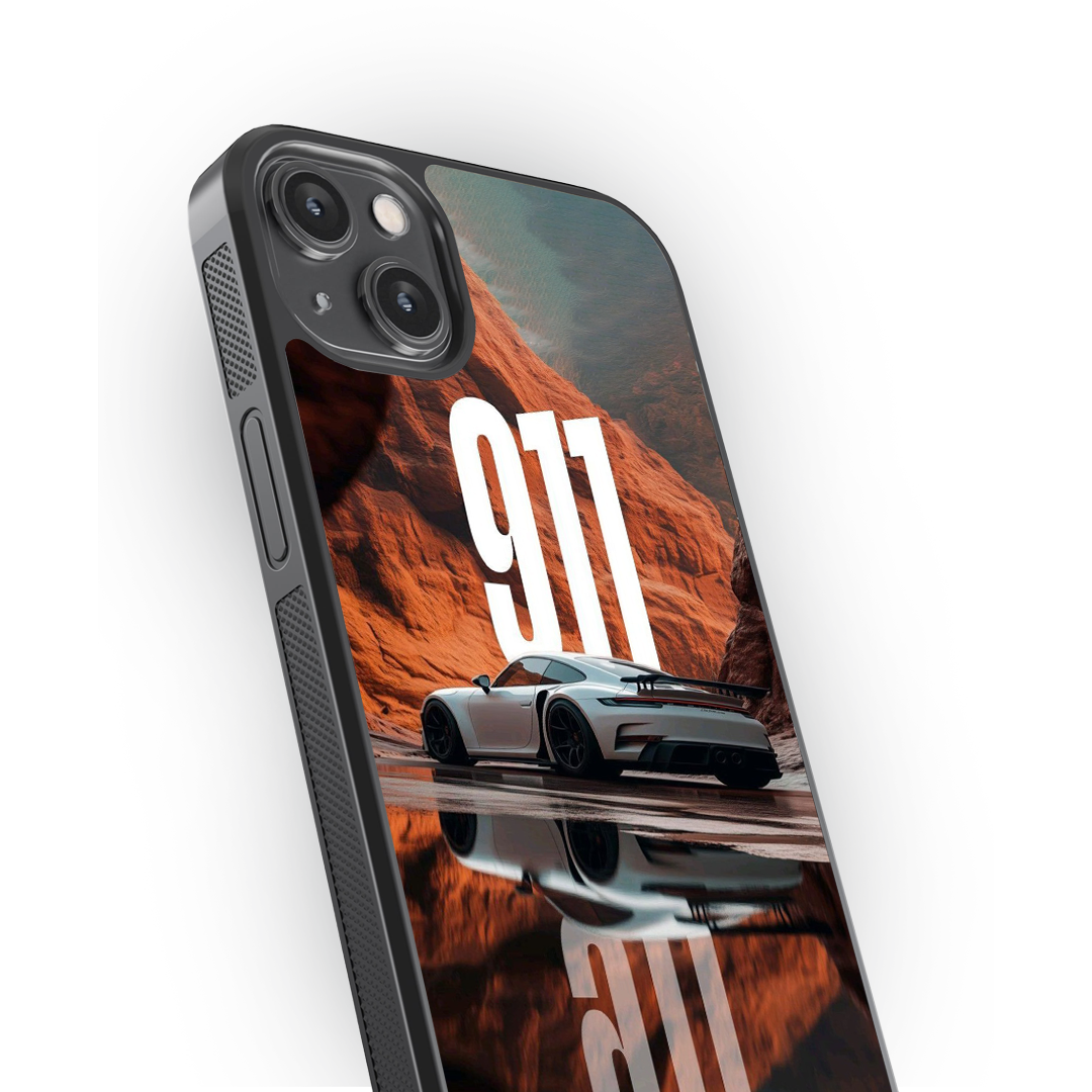 GT Sports Car Premium Glass Phone Case
