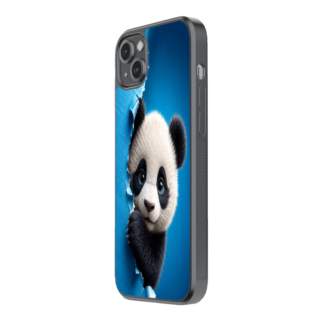 Cute Panda Peek Phone Case