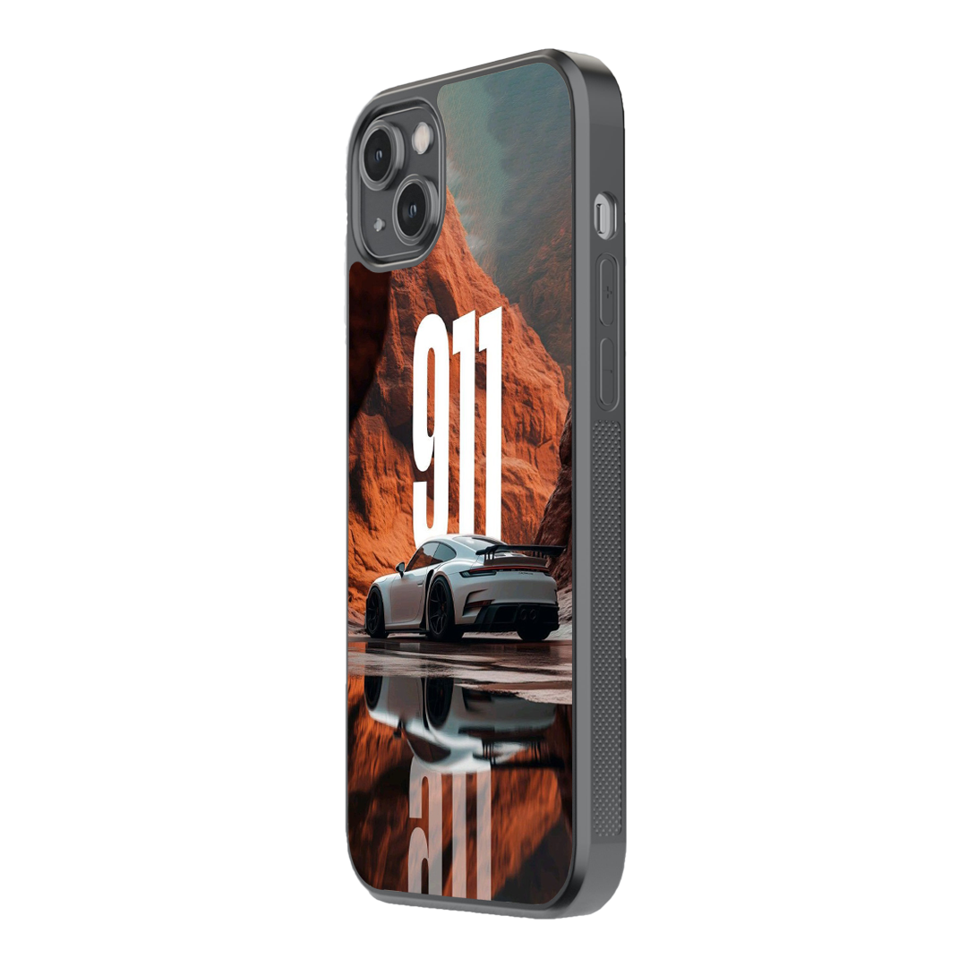 GT Sports Car Premium Glass Phone Case